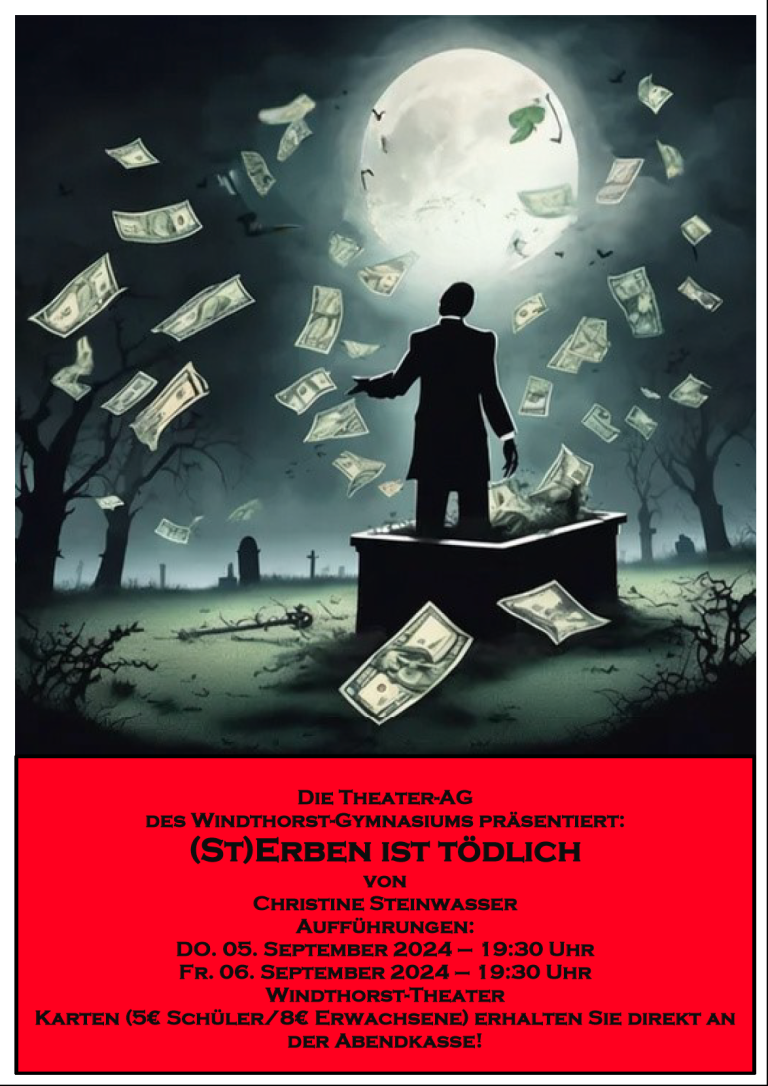 Mehr über den Artikel erfahren Neues Projekt der Theater-AG: (St)erben ist tödlich!