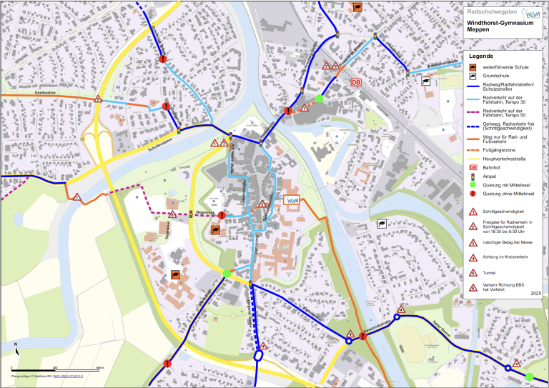 Mehr über den Artikel erfahren Neue Schulradwegeplanung für das WGM